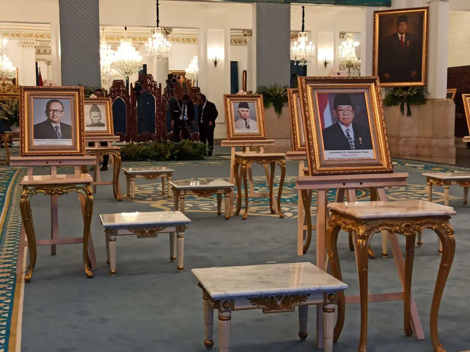 Jelang upacara penganugerahan gelar Pahlawan Nasional berlangsung di Istana Jakarta, Senin (10/11/2025). (istimewa)