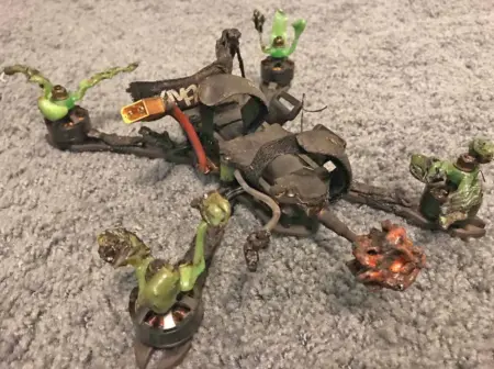 Berkaca dari Insiden Terra Drone, ‘Hampir 90persen Kerusakan Baterai Itu Karena Human Error’ Drone terbakar (Dok wildfiretoday)