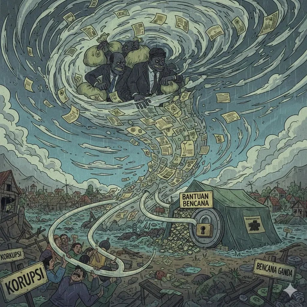 KORUPSI DI BALIK BENCANA