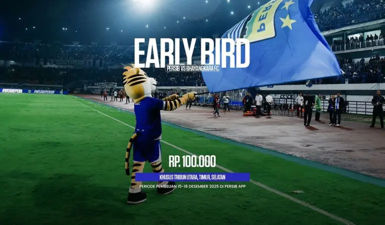 Bobotoh, Harga Tiket Persib vs Bhayangkara FC Mulai 100K