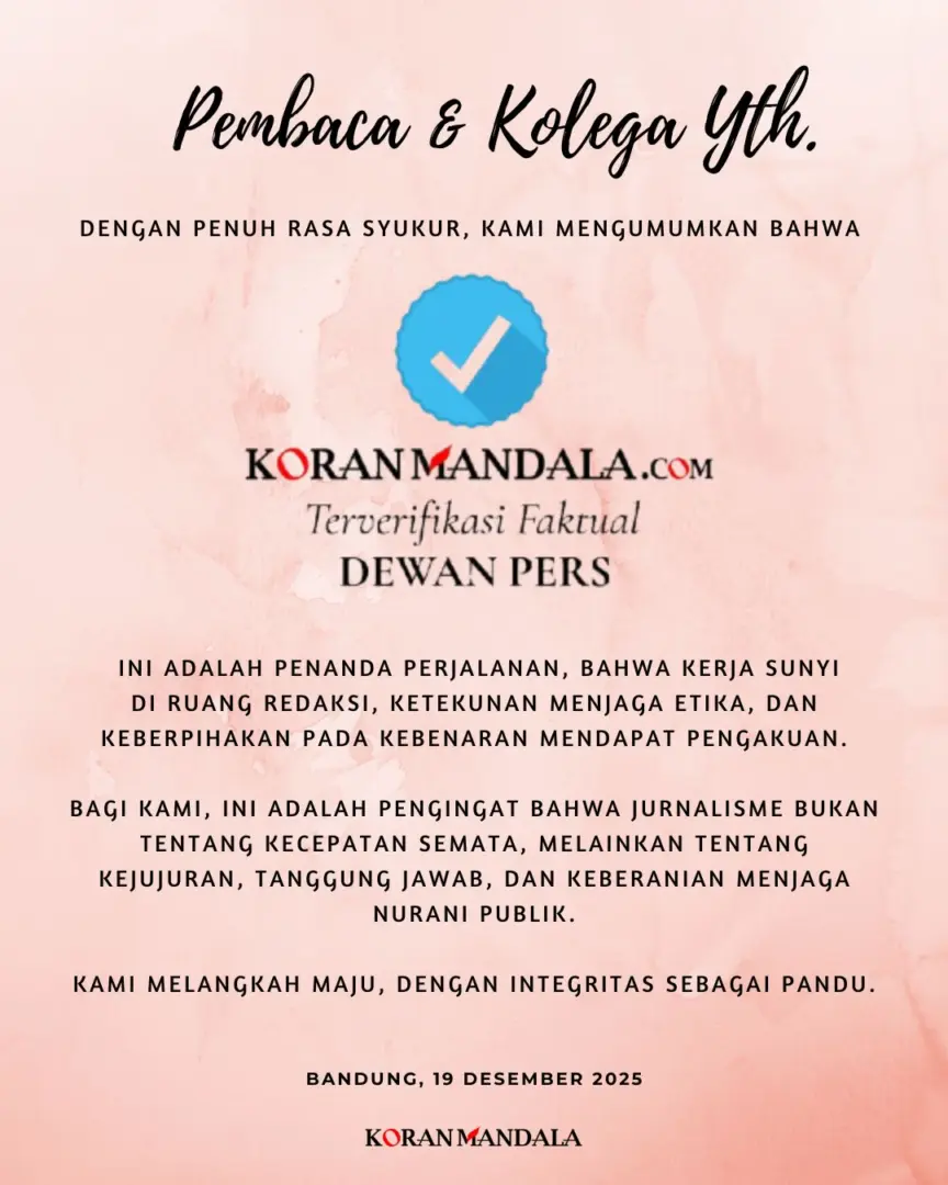 Pengumuman KM Terverifikasi Faktual dari Dewan Pers