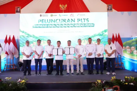 Pertamina NRE dan Kemenkop Luncurkan PLTS di Pulau Sembur Batam (Foto: PERTAMINA)