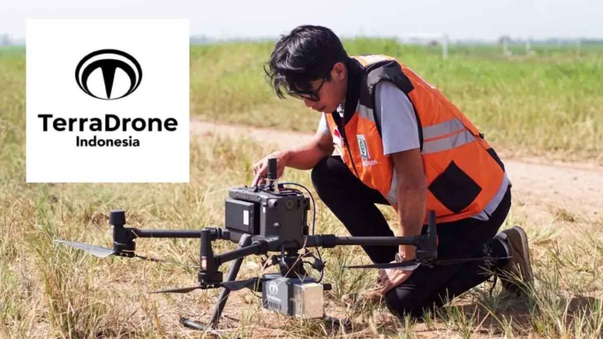 Terra drone - persiapan sebelum menjalankan operasi penerbangan (Dok. Terra Drone Indonesia)
