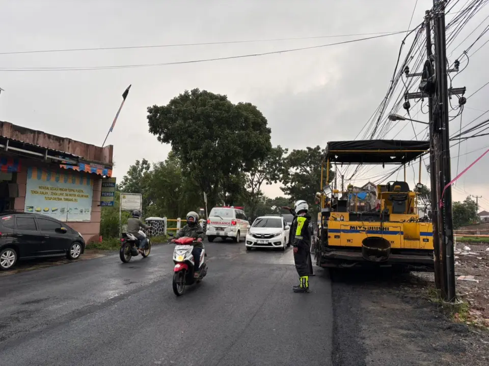 Sat Lantas Polres Garut Terapkan Sistem Buka–Tutup untuk Atasi Kepadatan di Jalur Utama Kota