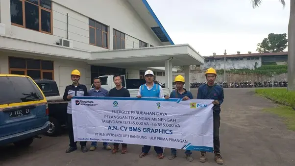Ekspansi Industri Percetakan Bandung, PLN Tambah Daya Listrik CV BMS Graphics