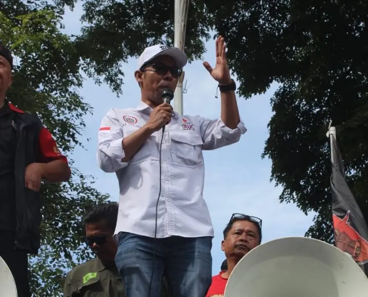 Ketua SPSI Jawa Barat Roy Jinto minta Gubernur Jawa barat Upah Minimum 2026 sesuai rekomendasi daerah