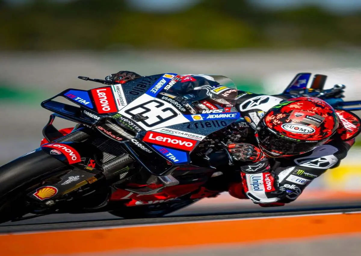 Francesco Bagnaia memilih latihan saat libur musim MotoGP (@pecco63)