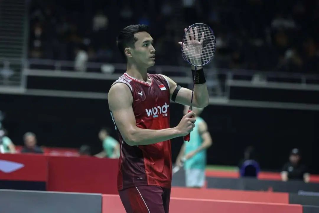Jonatan Christie kalah di semifinal King Cup 2025 (@jonatanchristieofficial)