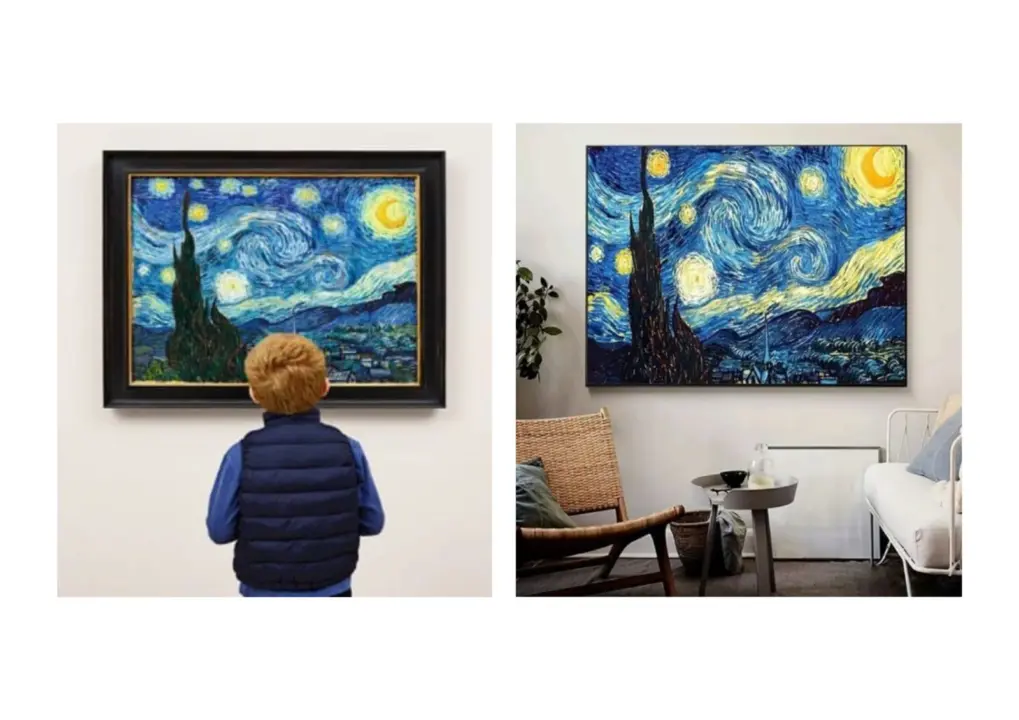 Lukisan Starri Night karya Van Gogh (Dok.Panitia)