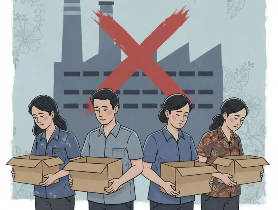 Ilustrasi PHK di Jawa Barat