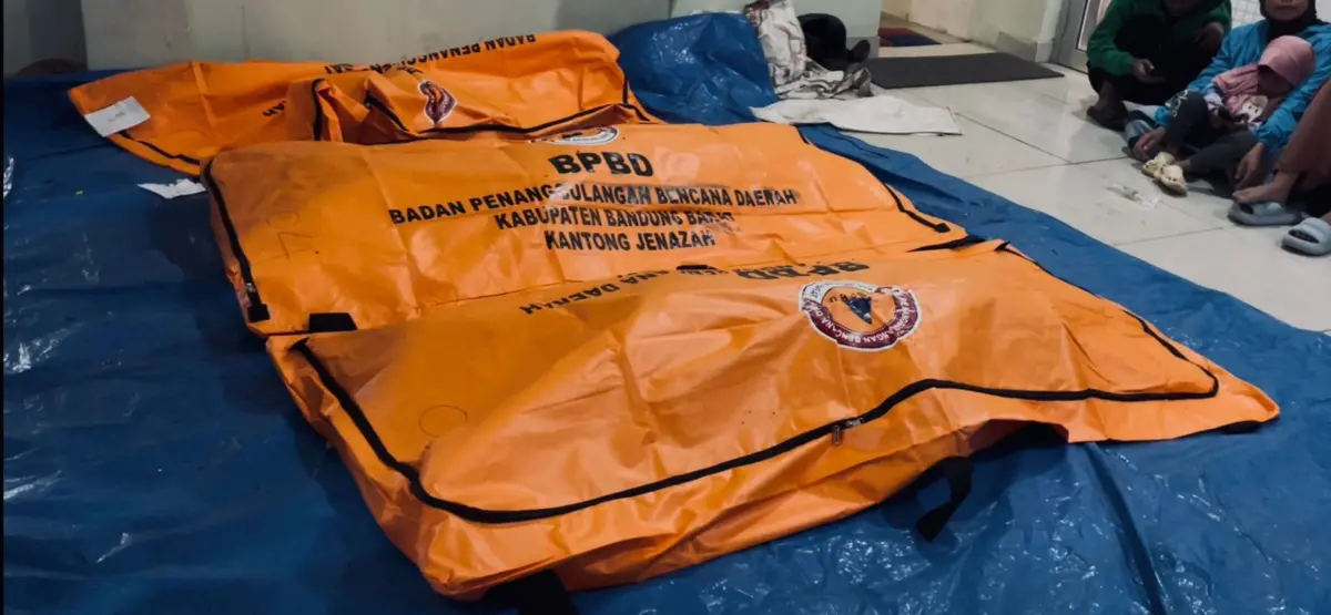 Korban longsor Cisarua Kabupaten Bandung Barat