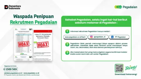 Waspada Penipuan Lowongan Kerja, Pegadaian Kanwil X Jawa Barat Imbau Masyarakat Jabar Lebih Selektif