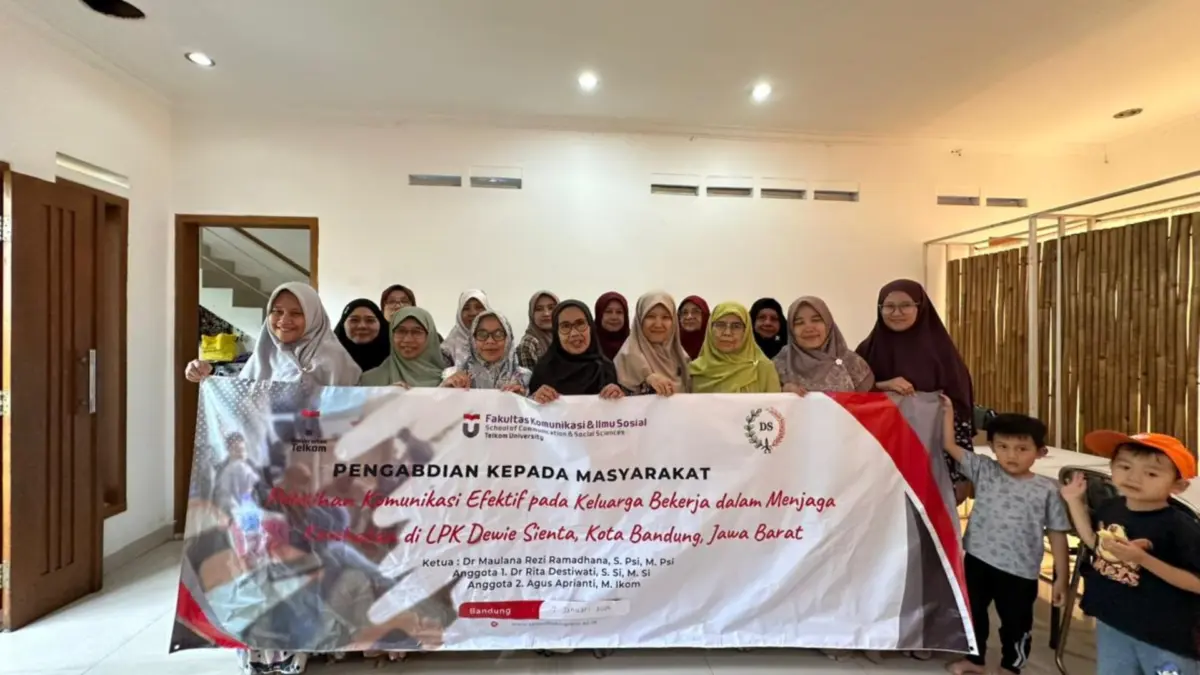 Dosen Ilmu Komunikasi Telkom University Gelar Pelatihan Komunikasi Efektif bagi Keluarga Bekerja