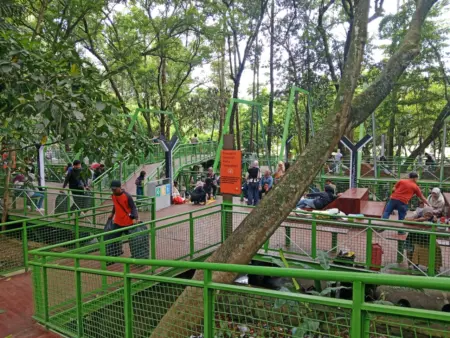 Pembenahan Taman Hutan Kota Babakan Siliwangi Terkendala Anggaran, Perbaikan Baru Menyentuh Area Depan Babakan Siliwangi Bandung