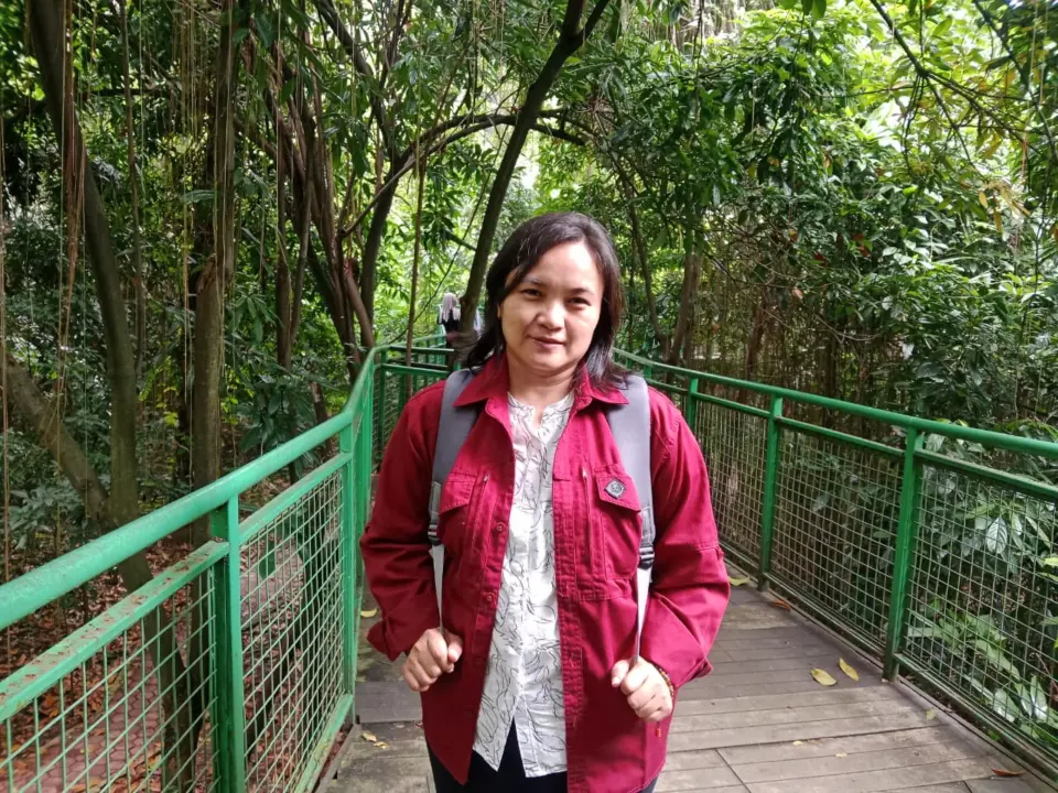 Siwi (40), Salah satu pengunjung babakan siliwangi