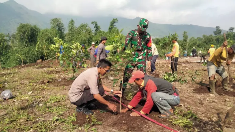 Sambut Hari Gerakan Satu Juta Pohon, PT Kordon Tampomas Putra Tanam 1.000 Pohon di Lahan Pascatambang
