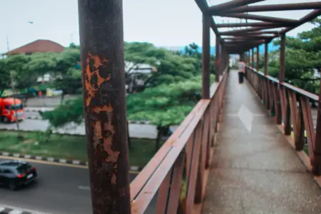 Minim JPO di Jalan Soekarno-Hatta Bandung, Warga Mengaku Was-was Saat Menyeberang JPO di Jalan Soekarno-Hatta (Muhammad Farhan Rizqi/MG)
