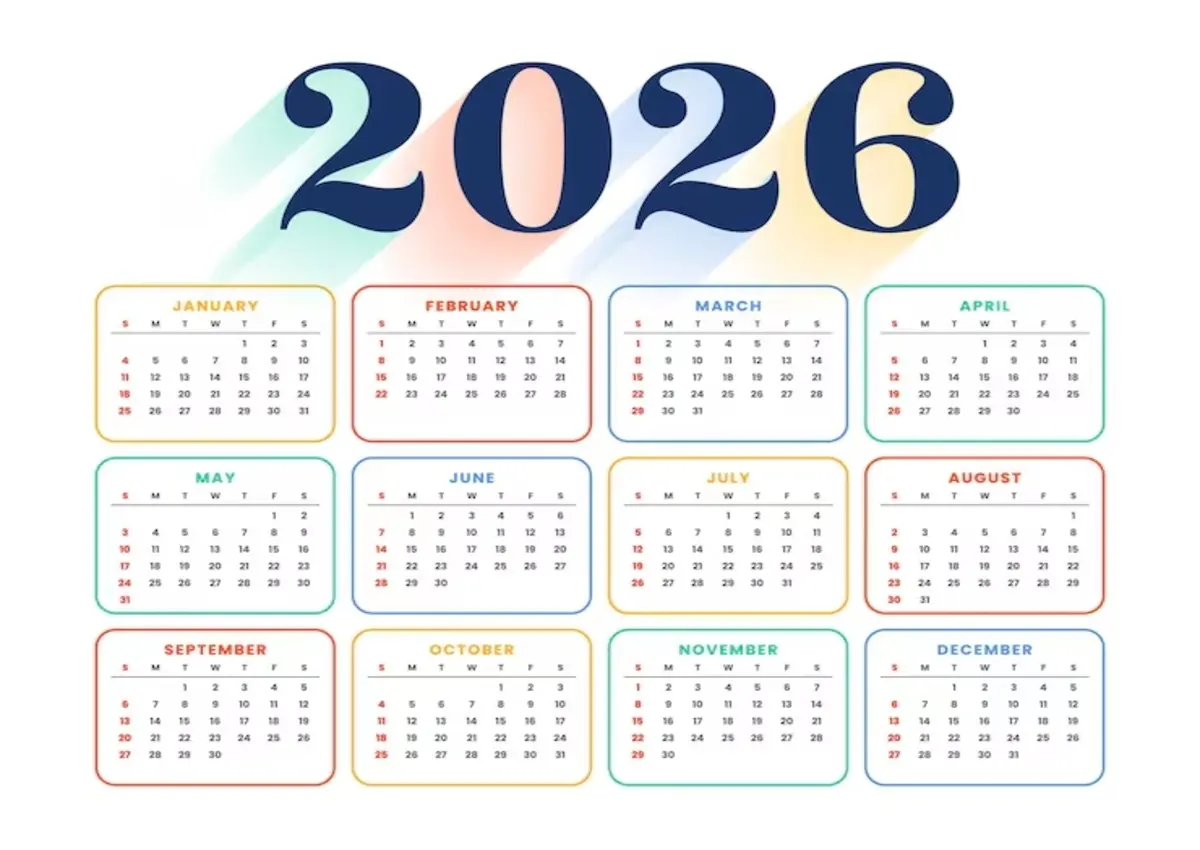 Download Kalender 2026: Cek Tanggal Merah, Cuti Bersama dan Long Weekend Download kalender 2026 (Freepik)