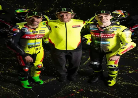 Livery VR46 untuk MotoGP 2026 (@vr46racingteam)