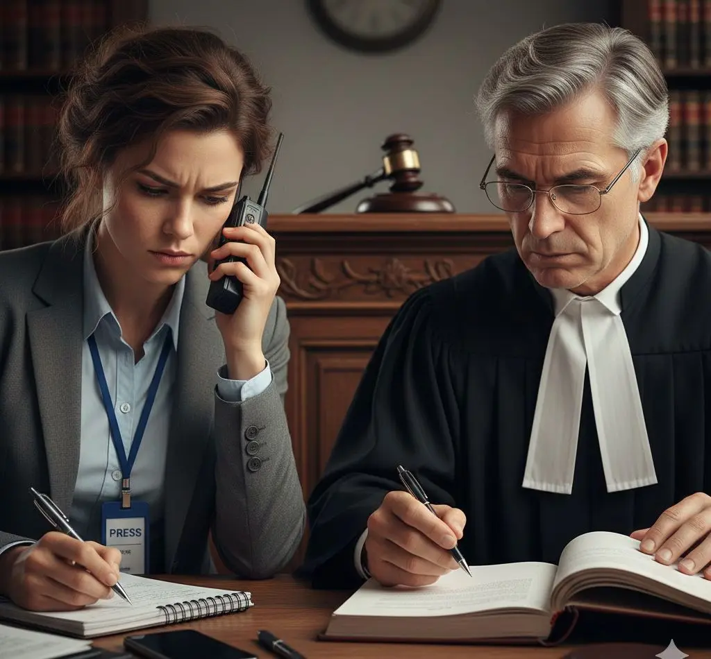 WARTAWAN dan HAKIM SAMA SAJA Ilustrasi Wartawan dan Hakim