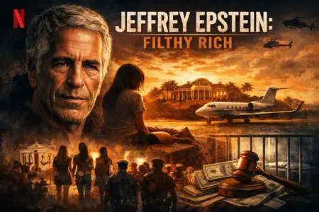 Ilustasi film dokumenter Jeffrey Eipstein