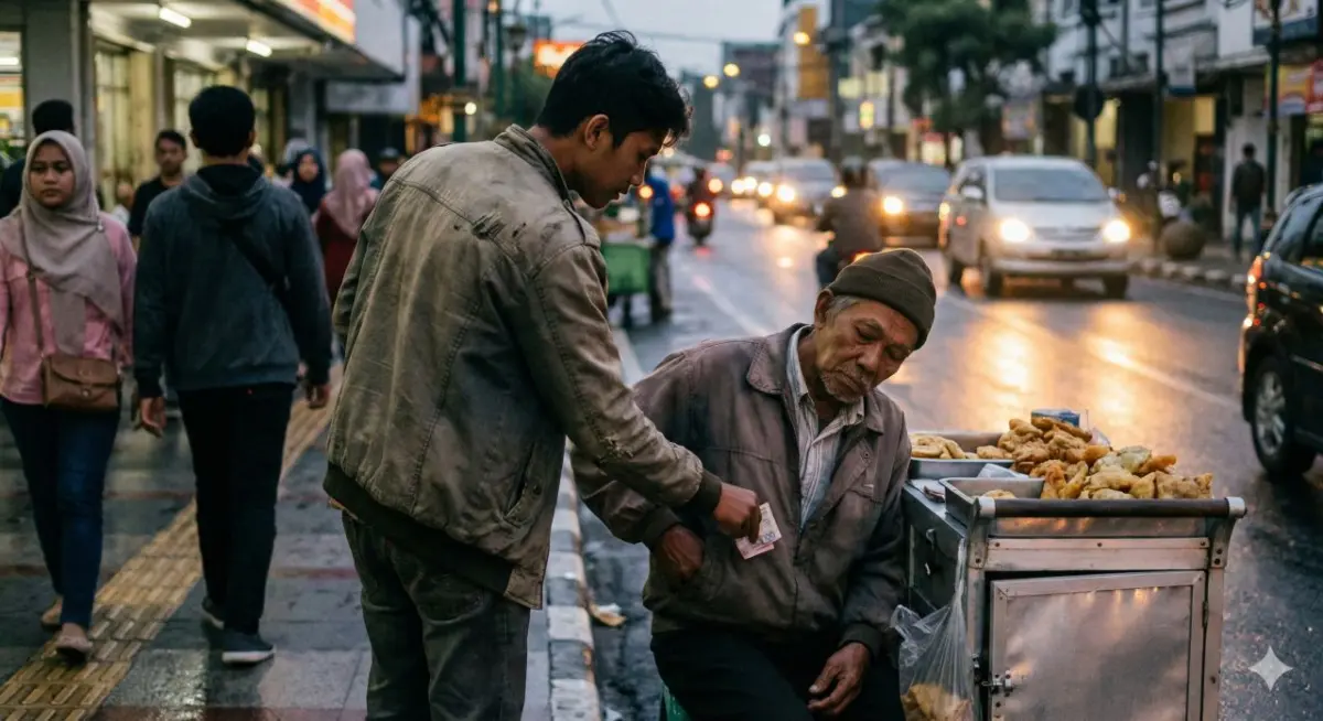 Ilustrasi Jadwal Buka Puasa Bandung 7 Ramadhan-Mode Incognito ke Langit