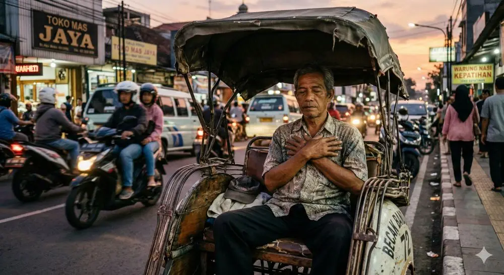 Ilustrasi Jadwal Imsakiyah 9 Ramadhan dan seni mencari keheningan hati
