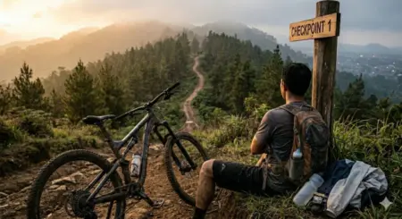 Jadwal Imsakiyah10 Ramadhan dan Checkpoint Ke-1 Perjalanan Ilustrasi hari ke-10 Ramadhan sebagai titik singgah untuk mengatur ulang niat sebelum menghadapi sisa perjalanan batin yang masih panjang dan menantang.