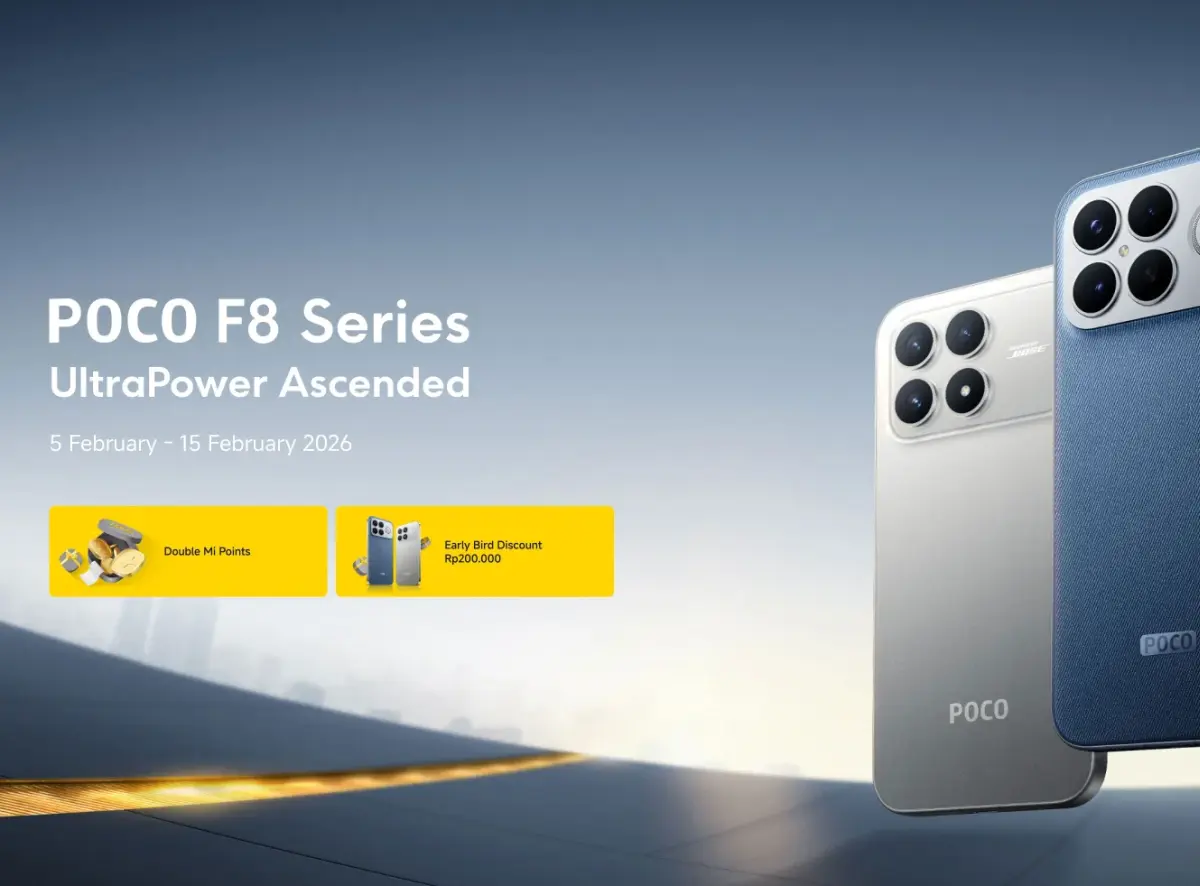 POCO-F8-Series, Dual Chipset Gaming Monster Harga Mulai Rp 8 Jutaan