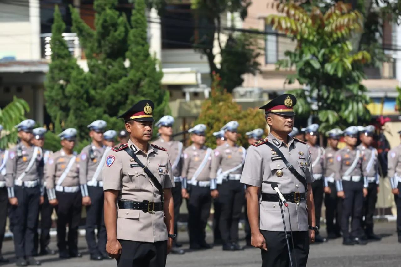 Pimpin Sertijab Kasat Lantas dan Kenaikan Pangkat Pengabdian, Kapolres Garut: Mutasi Bagian dari Dinamika Organisasi