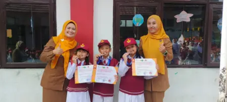 Prestasi Mulai Tumbuh, Siswa SDN 184 Buah Batu Sabet Juara Nasional Karate