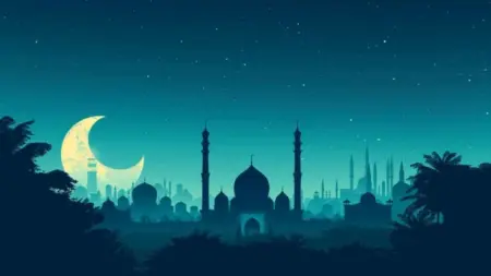 Gambar Ilustrasi Ramadhan, (sumber foto: Mo Hussein/ Pinterest)