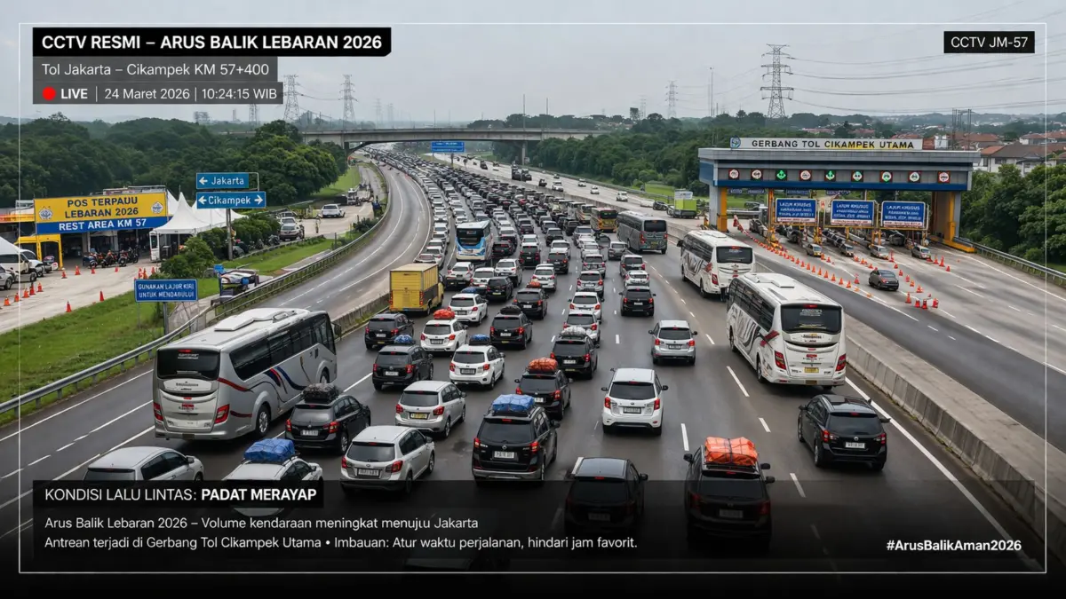 Pantauan Arus Balik Cctv online (Ilustrasi: AI / DALL·E (OpenAI))
