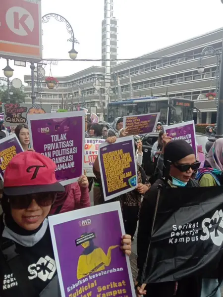 Suara-Suara Perempuan di Peringatan Hari Perempuan Internasional Bandung 2026