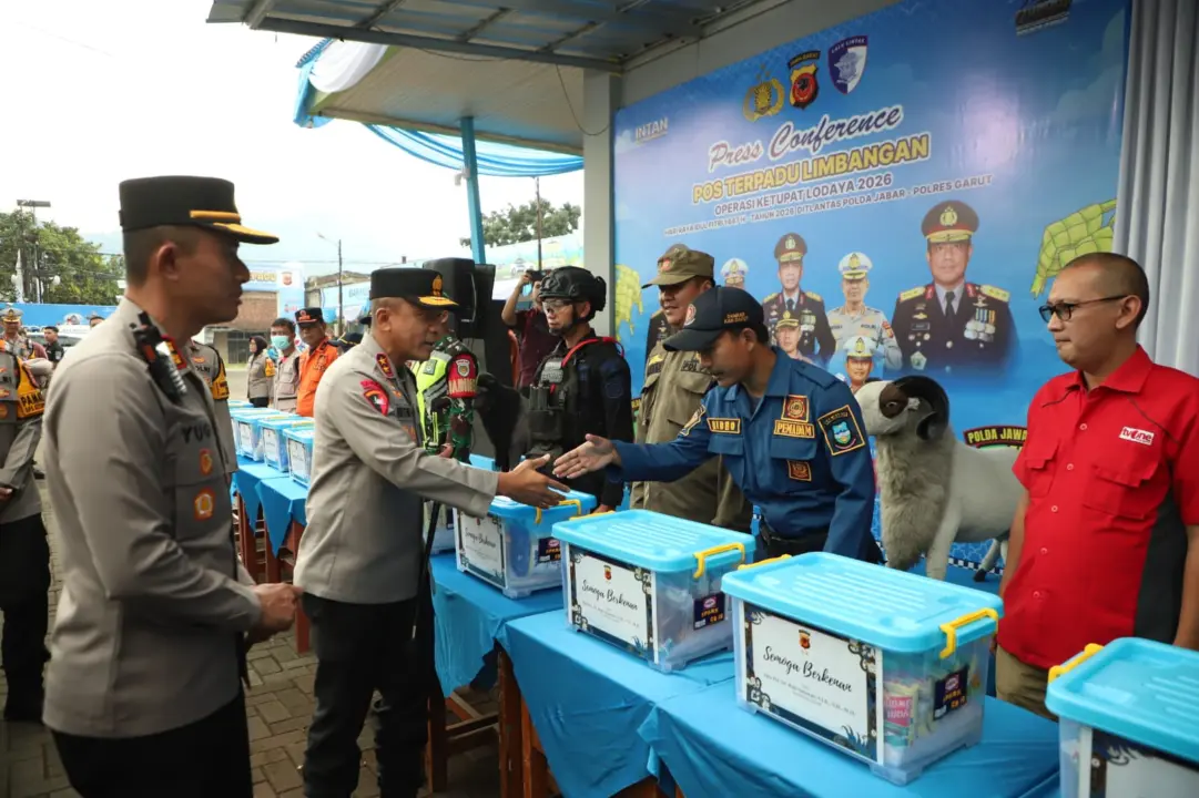 Kapolda Jabar Tinjau Pos Terpadu GTC Limbangan, Pastikan Kesiapan Operasi Ketupat Lodaya 2026