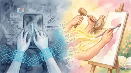 Detoksifikasi Digital Bagi Anak Dari Kacamata Pendidikan Waldorf Ilustrasi - Detosifikasi Digital dan Pembatasan Penggunaan Gawai Bagi Anak di Indonesia