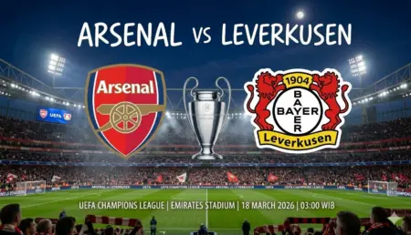 Link Live Streaming Arsenal vs Bayer Leverkusen: Duel Hidup-Mati di Liga Champions Malam Ini Link live streaming arsenal vs bayer leverkusen