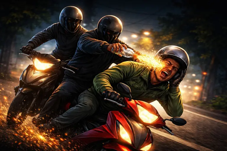 PERINTAH SIAPA …? Ilustrasi penyiraman air keras