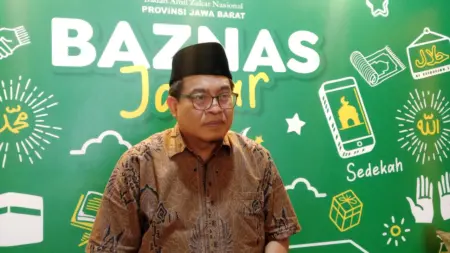 Baznas Jabar Ajak Masyarakat Tetap Salurkan Zakat di Tengah Isu Pengelolaan Dana Pimpinan Bidang SDM, Administrasi, Umum, dan Humas Baznas Jawa Barat, Nana Sudiana
