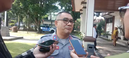 Kadis Dishub Garut Satriabudi wawancara di Pemda Garut