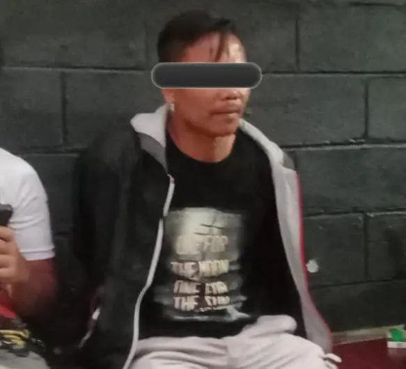 A, pelaku pembacokan di Jl. Sayang Jatinangor, Selasa (17/3/2026)