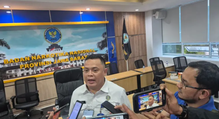 Kepala Badan Narkotika Nasional Provinsi (BNNP) Jawa Barat Brigjen Pol Sulistyo Pudjo Hartono
