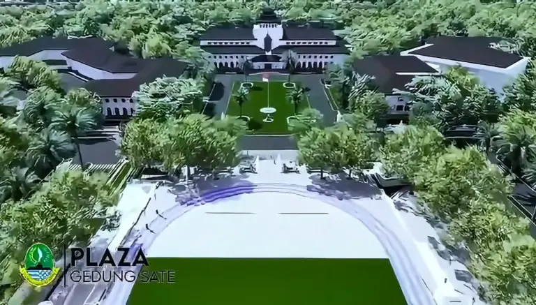 10 Agustus Jadi Target Rampung Penataan Gedung Sate-Gasibu Desain proyek Plaza Gedung Sate-Gasibu (IG/Dedimulyadi71)