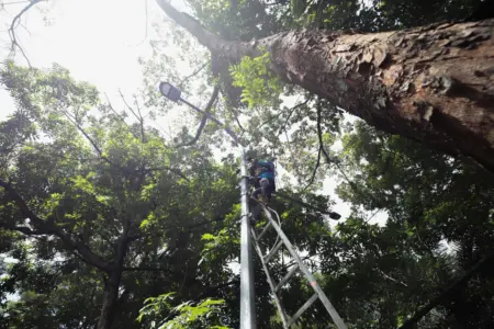 Setelah Lama Dikeluhkan, Dishub Kota Bandung Pasang PJU di Kawasan Taman Lalu Lintas