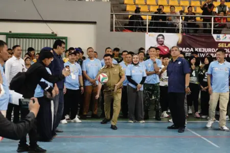 Bupati Garut Buka Kejurda Voli U-18 Jabar, Dorong Sport Tourism dan Jaminan Atlet Bupati Garut Abdusy Syakur Amin