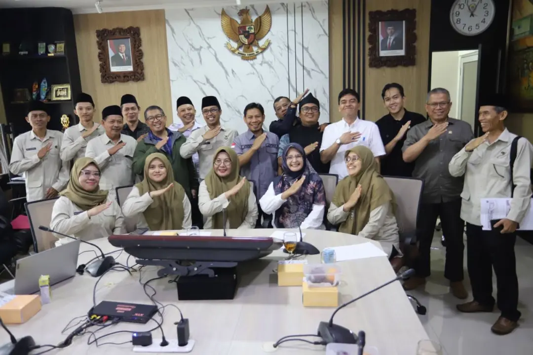 .DPRD Kota Bandung menerima audiensi dan silaturahmi dari kepengurusan haji di Ruang Rapat Komisi IV DPRD Kota Bandung, Rabu, 7 April 2026.