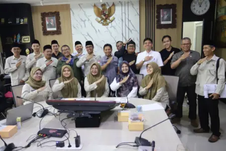 .DPRD Kota Bandung menerima audiensi dan silaturahmi dari kepengurusan haji di Ruang Rapat Komisi IV DPRD Kota Bandung, Rabu, 7 April 2026.