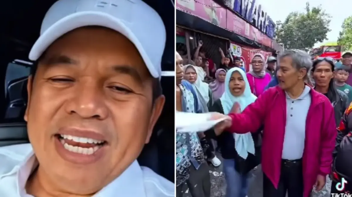 Respon Dedi Mulyadi terhadap Pkl Cicadas yang menuntut ganti rugi Miliaran. Tangkapan layar Instagram @Dedi Mulyadi