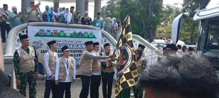 174 Jemaah Haji Asal Garut 2026 Diberangkatkan melalui Embargasi Kertajati Majalengka