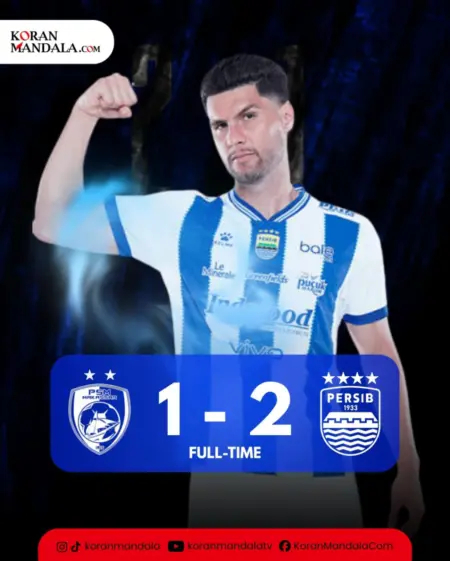 Persib Bandung Selangkah Lagi Ukir Sejarah, Tundukkan PSM Makassar 2-1 di Parepare Hasil pertandingan Persib vs PSM Makassar